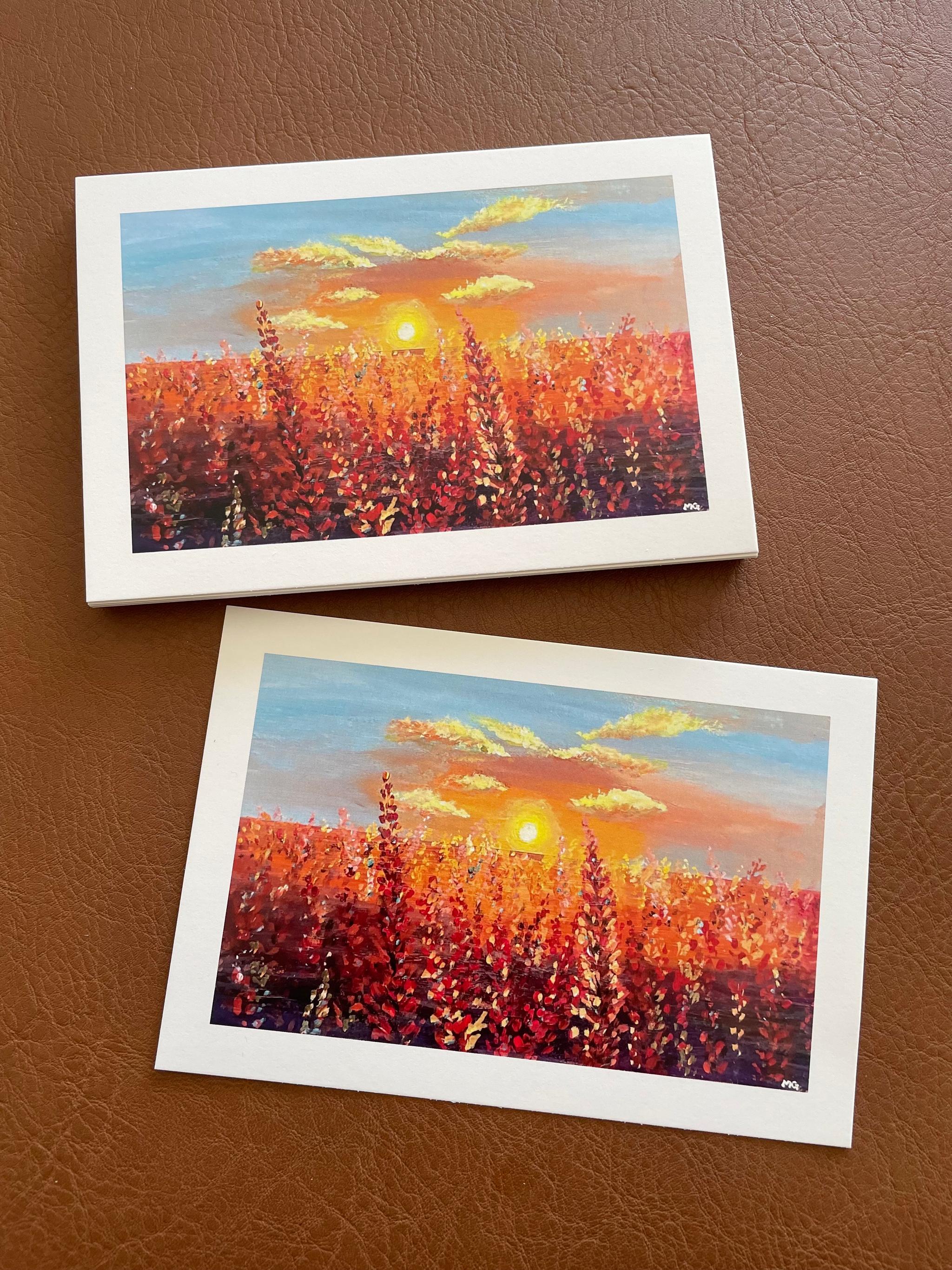 Tatu City, Kenyaアート，ケニアの景色のポストカード，ケニア, 日の出のアート, Kenya | 4枚目