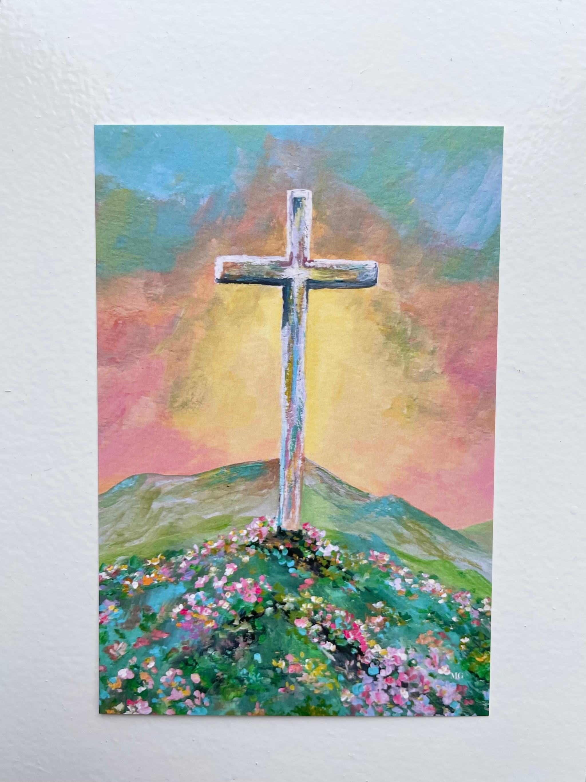 He is risen, 十字架，クリスチャンポスターカード，イースターポストカード | 4枚目