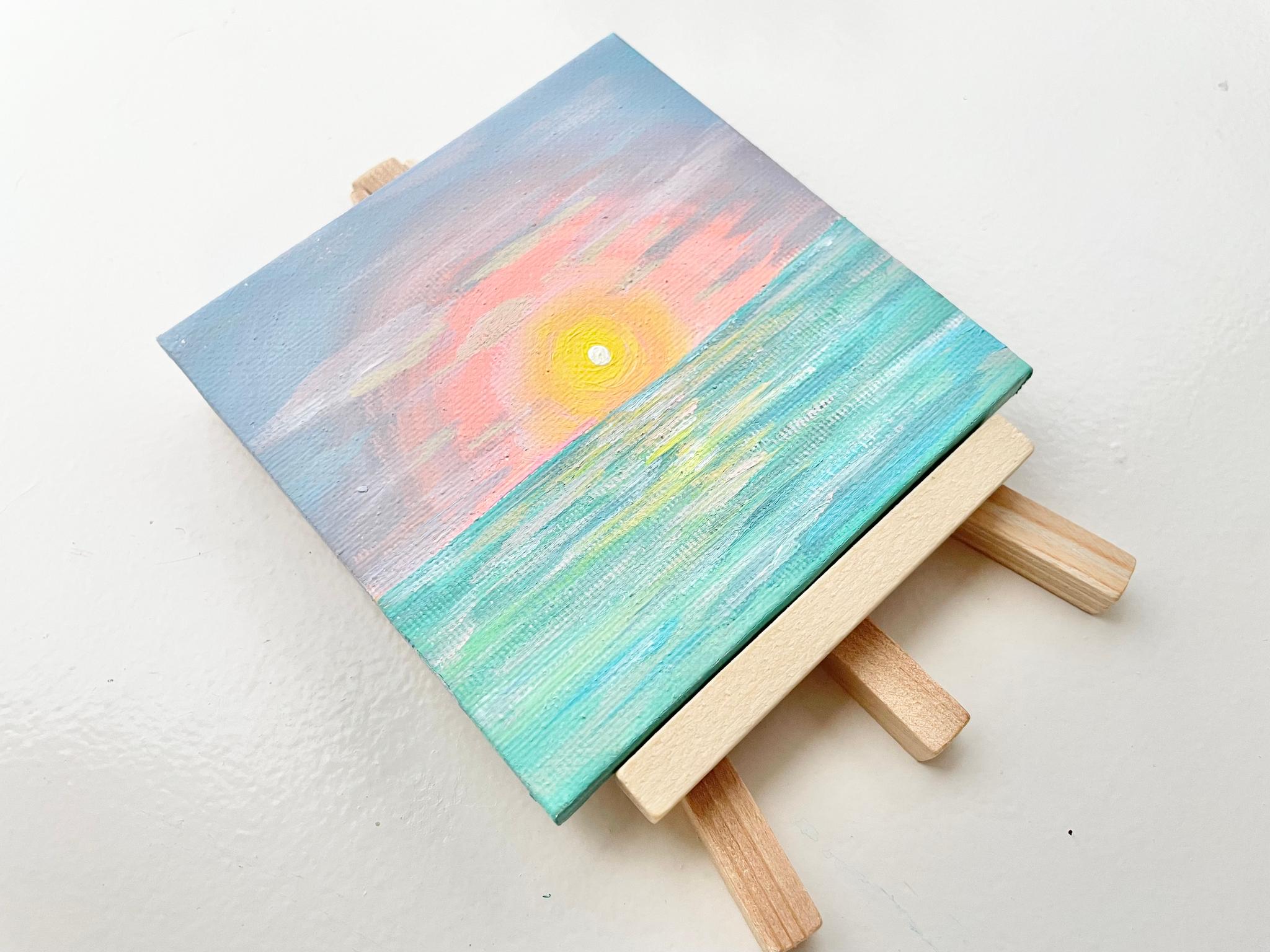 Sunset, Emerald, mini canvas | 3枚目