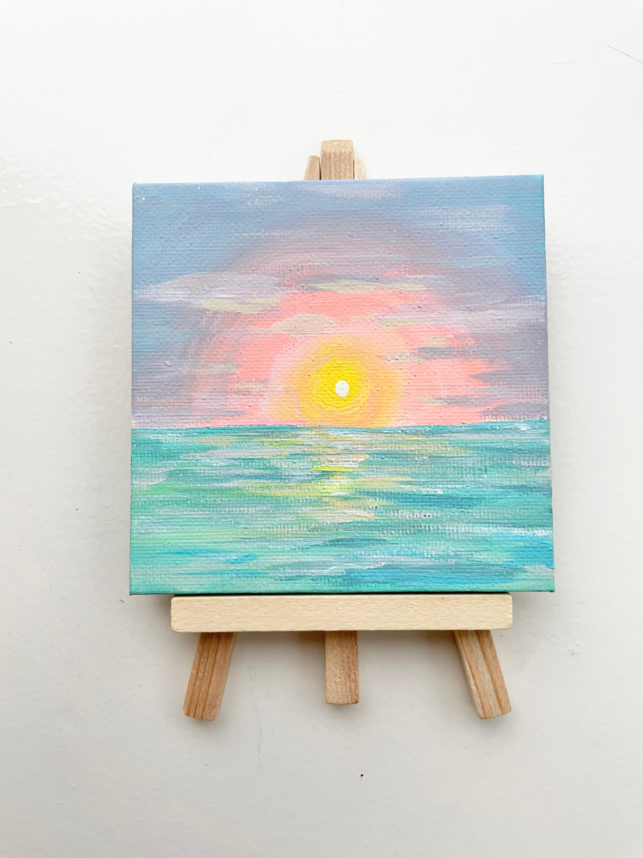Sunset, Emerald, mini canvas | 4枚目