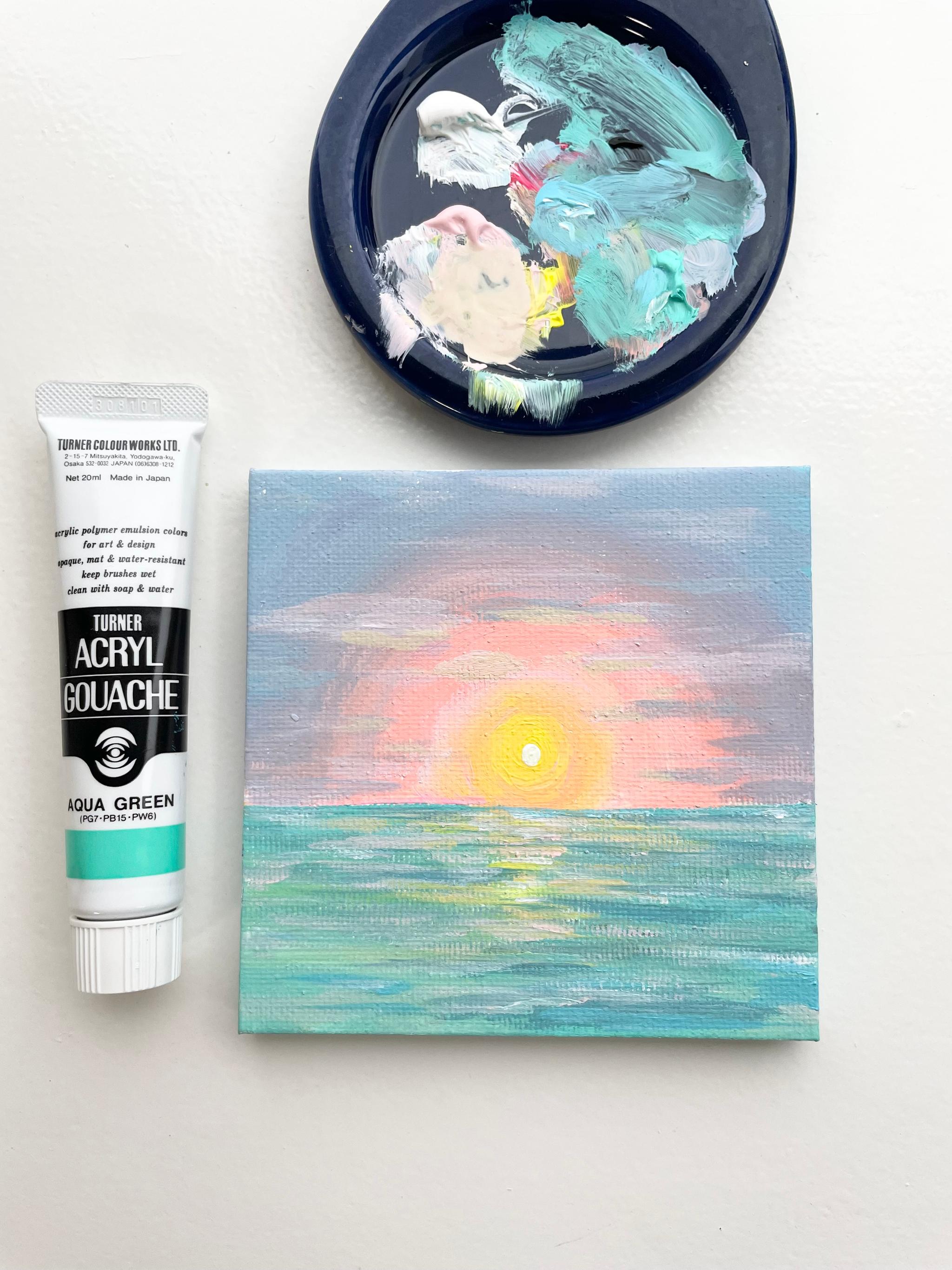 Sunset, Emerald, mini canvas | 6枚目