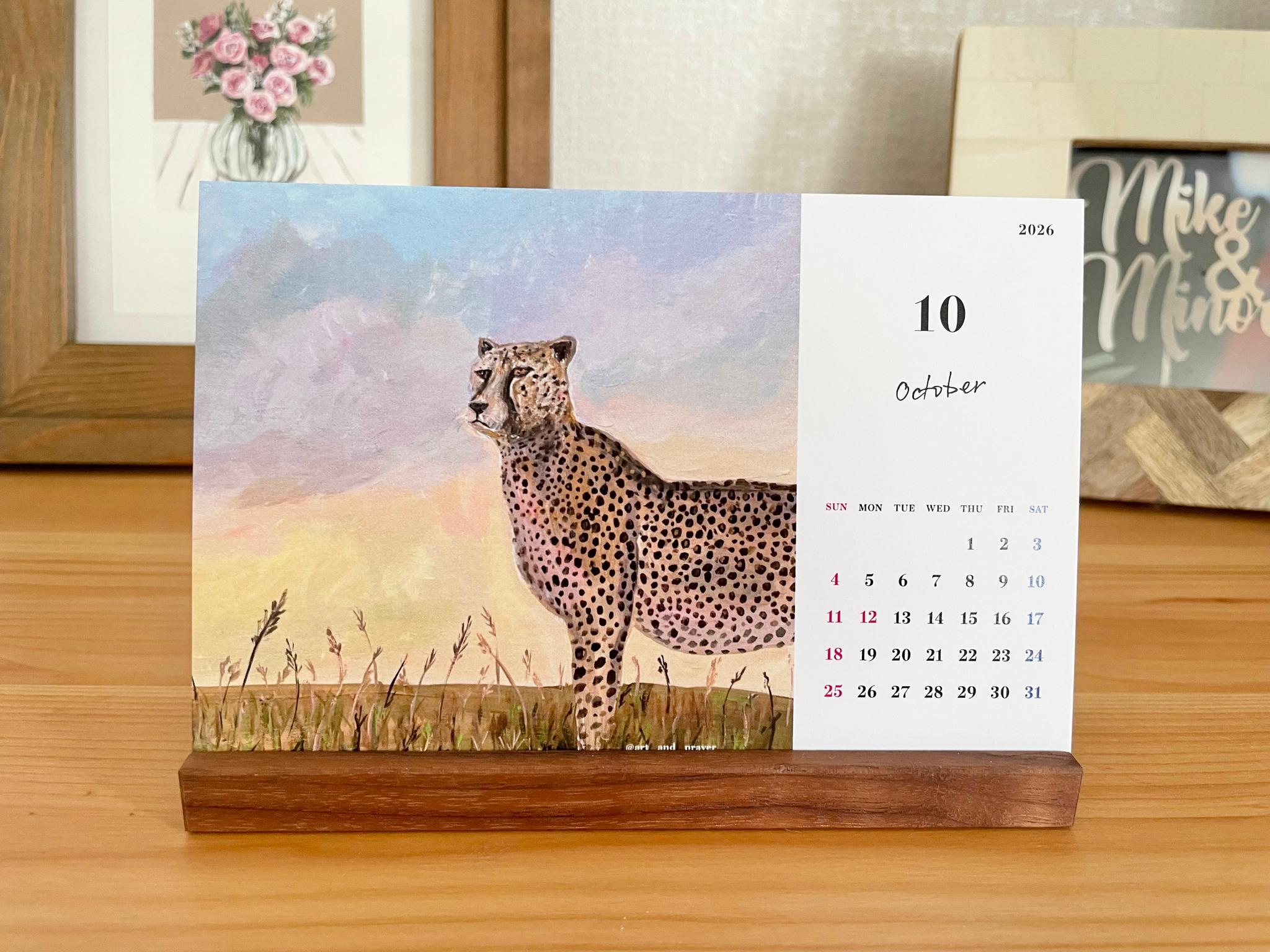 The Africa Animal Collection calendar、卓上カレンダー、アフリカアニマルカレンダー | 11枚目