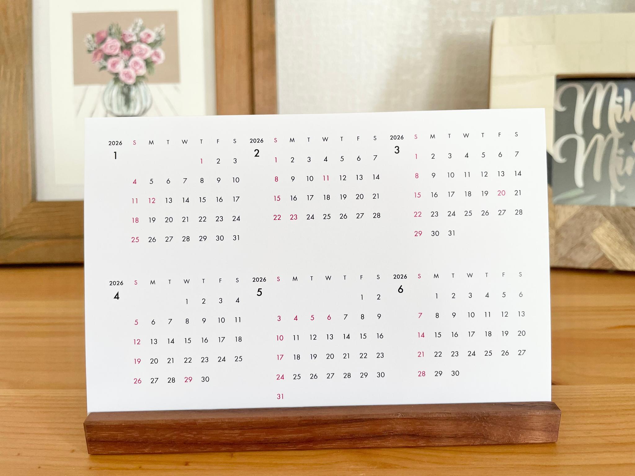 The Africa Animal Collection calendar、卓上カレンダー、アフリカアニマルカレンダー | 14枚目