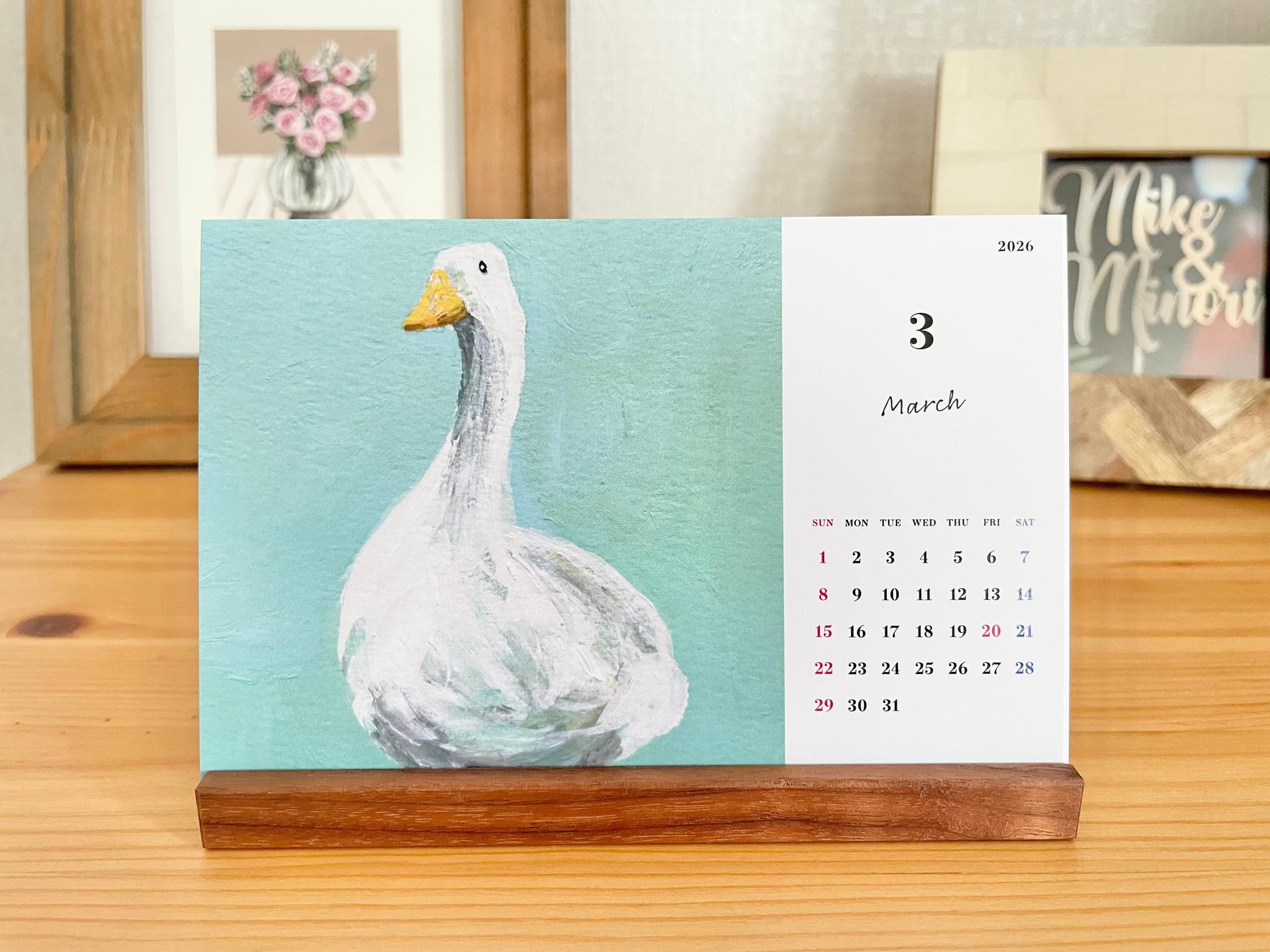 The Africa Animal Collection calendar、卓上カレンダー、アフリカアニマルカレンダー | 4枚目