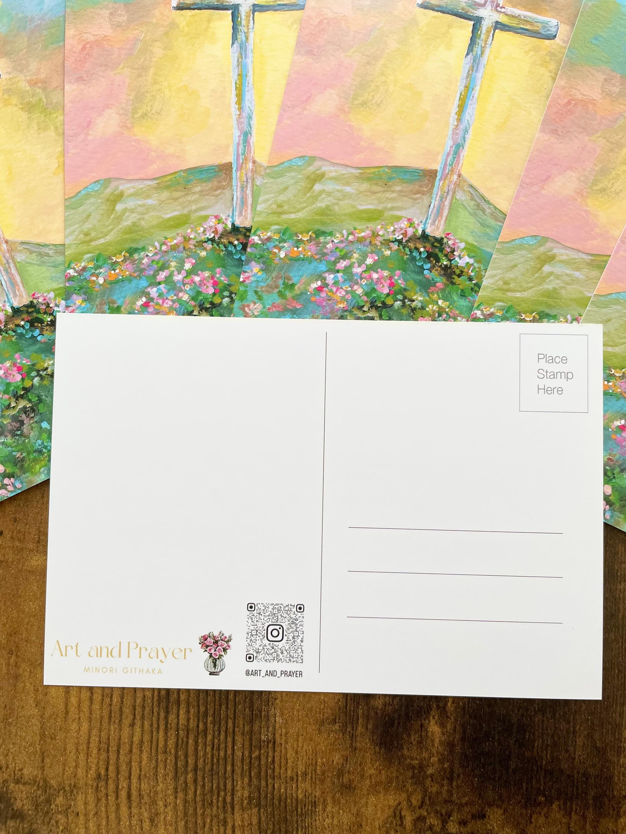 He is risen, 十字架，クリスチャンポスターカード，イースターポストカード, 第二弾 | 5枚目