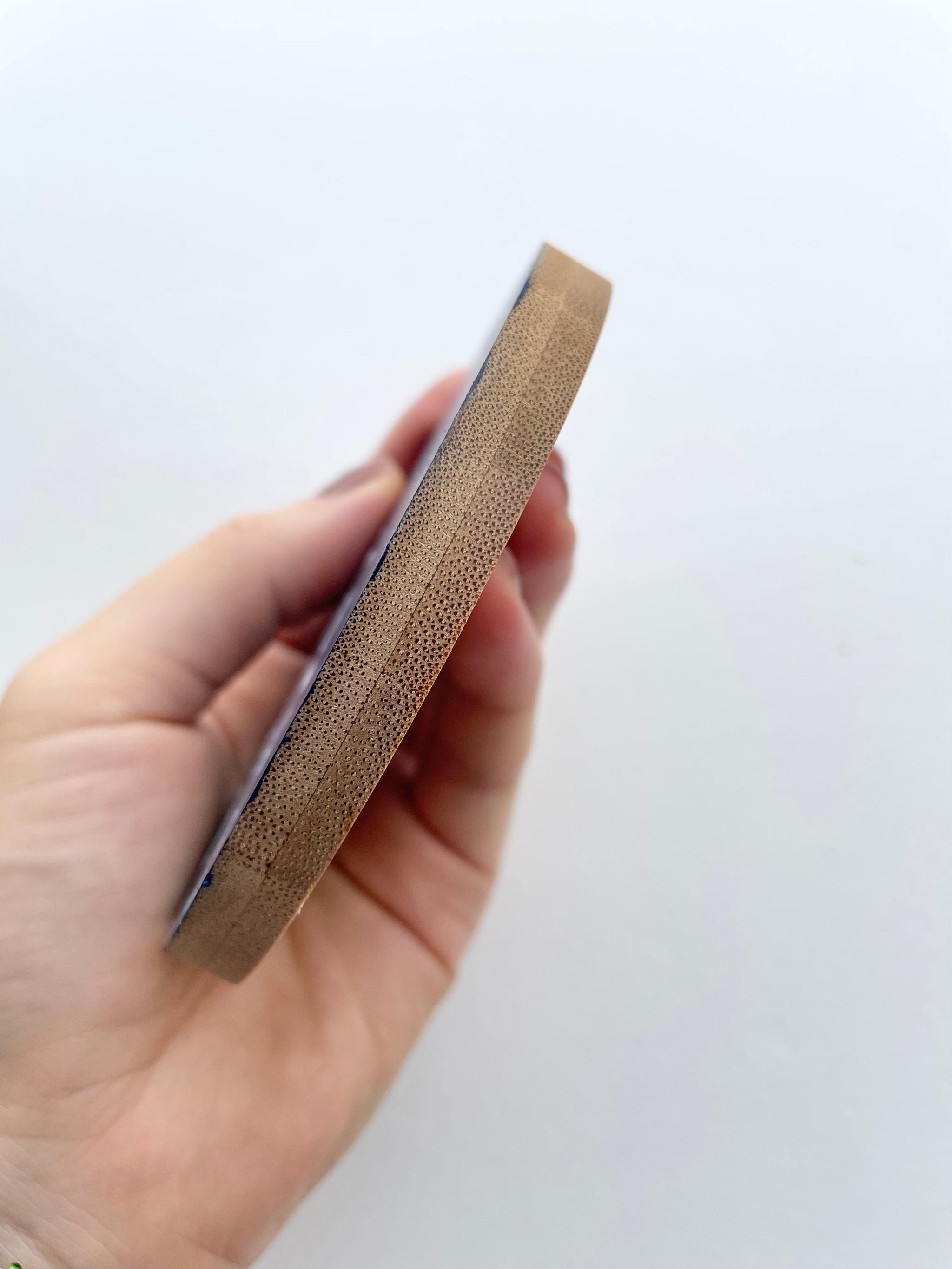 手描きの木製コースター、ウッドコースター、山の絵、Mountain scenery | 4枚目